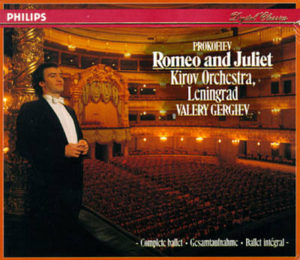 CDCover Romeo and Juliet (Prokovjev) met een jonge dirigent Valery Gergiev